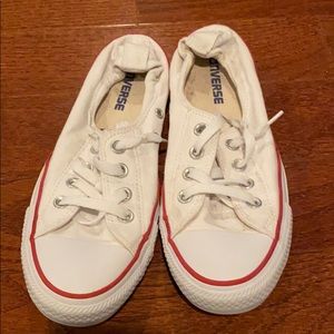 White Converse Size 8